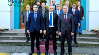 Rize Sağlık Müdürü Gökhan Demiral, Trabzon'da önemli ziyarette bulundu