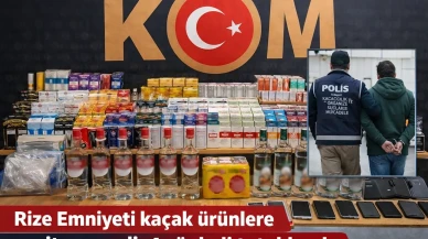 Rize Emniyeti kaçak ürünlere geçit vermedi: 4 şüpheli tutuklandı
