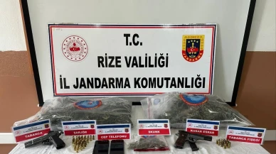 Pazar'da Jandarmadan operasyon: 1 kişi tutuklandı