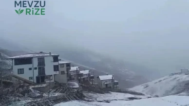 Rize’nin Yüksek Kesimleri Beyaza Büründü: 11 Aralık’ta Okullar Tatil Değil