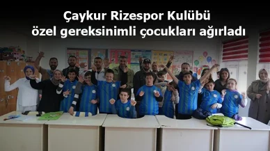 Çaykur Rizespor Kulübü, özel gereksinimli çocukları ağırladı