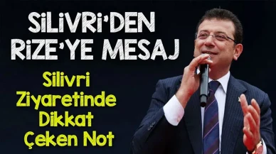 Silivri'den Rize’ye Mesaj: Ekrem İmamoğlu’ndan Rizelilere “Tarih Yazacağız” Notu
