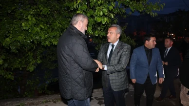 Rize Valisi Baydaş, Avni Ziya Bakoğlu'nun vefatı üzerine taziye ziyaretinde bulundu
