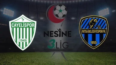 Fatsa Belediyespor – Çayelispor Maçı Başlıyor, İşte İlk 11’ler