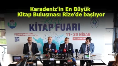 Karadeniz’in En Büyük Kitap Buluşması Rize’de başlıyor
