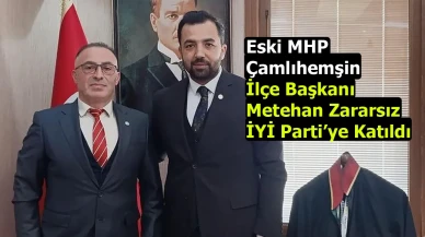 Eski MHP Çamlıhemşin İlçe Başkanı Metehan Zararsız İYİ Parti’ye Katıldı