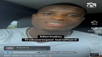 Onuachu, Trabzonspor’a döndüğünü formasındaki mesajla duyurdu!