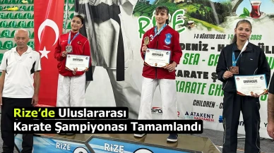 Rize’de Uluslararası Karate Şampiyonası Tamamlandı
