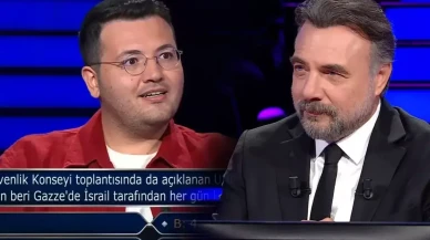 Oktay Kaynarca, 'Kim Milyoner Olmak İster' programında Gazze sorusu karşısında alkışı reddetti!