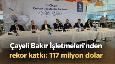 Çayeli Bakır İşletmeleri'nden rekor katkı: 117 milyon dolar