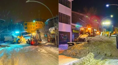 Tutak’ta kar alarmı: Belediye ekipleri gece gündüz sahada