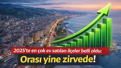 2025’te en çok ev satılan ilçeler belli oldu: Orası yine zirvede!