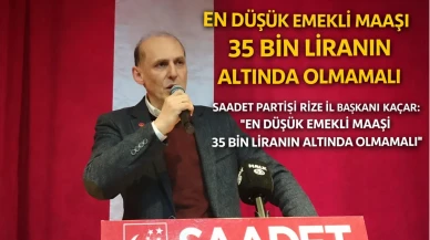 En Düşük Emekli Maaşı 35 Bin Liranın Altında Olmamalı