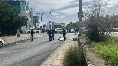 Trafik kazası güvenlik kamerasına yansıdı