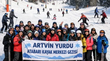 Artvin Yurdu Öğrencileri Atabarı Kayak Merkezi’nde Keyifli Bir Gün Geçirdi
