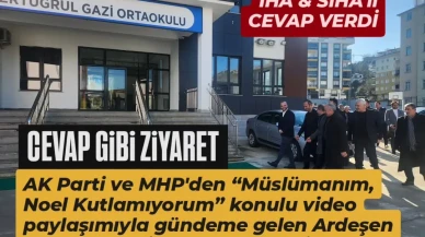 AK Parti ve MHP'den CEVAP GİBİ ZİYARET!