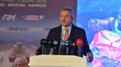 Rize'de Dünya Kar Motosikleti Şampiyonası'nın lansmanı gerçekleştirildi