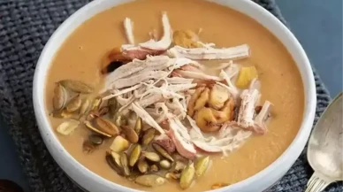 BALKABAKLI KESTANE ÇORBASI TARİFİ | MasterChef Balkabaklı Kestane çorbası nasıl yapılıyor, malzemeleri neler?