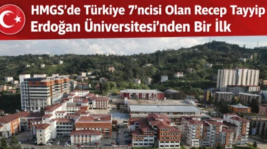 HMGS’de Türkiye 7’ncisi Olan Recep Tayyip Erdoğan Üniversitesi’nden Bir İlk