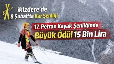İkizdere’de 8 Şubat’ta Kar Şenliği, 17.Petran Kayak Şenliğinde Büyük Ödül 15 Bin Lira