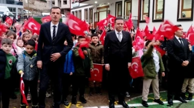RİZE'DE 2. YARI YIL BAYRAK SEVGİSİ TEMASIYLA BAŞLADI