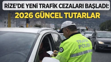 Rize’de yeni trafik cezaları başladı: 2026 güncel tutarlar