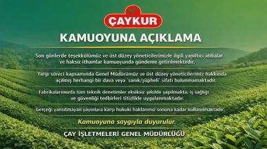 ÇAYKUR'dan iş kazası paylaşımları için açıklama