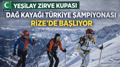 Yeşilay Zirve kupası dağ kayağı Türkiye şampiyonası Rize’de başlıyor