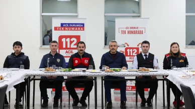 Vali İhsan Selim Baydaş, 112 Acil Çağrı Merkezi Personeliyle Sahurda Buluştu