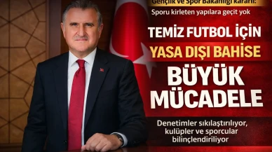Temiz futbol için yasa dışı bahisle Büyük Bir Mücadele veriyoruz