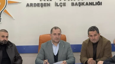 AK Parti Ardeşen İlçe Başkanlığı Haftalık Olağan Toplantısını Gerçekleştirdi