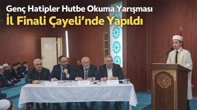 Genç Hatipler Hutbe Okuma Yarışması İl Finali Çayeli’nde Yapıldı