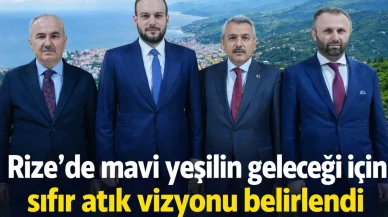 Rize'de mavi yeşilin geleceği için sıfır atık vizyonu belirlendi