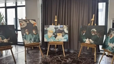 Gonca Arslan'dan etkileyici sergi: Sağlık çalışanlarının duyguları sanatla buluştu!