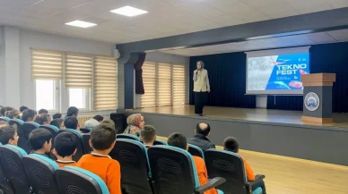 İyidere’de Öğrencilere Teknofest ve Deneyap Bilgilendirmesi