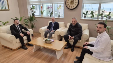 Rize Belediye Başkanı Rahmi Metin'den, Dr. Cengiz Kazdal’a Hayırlı Olsun Ziyareti