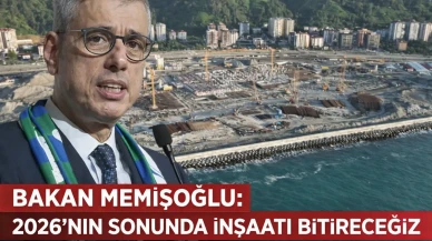 Rize'ye 1053 yataklı hastane müjdesi! Bakan Memişoğlu: 2026'nın sonunda inşaatı bitireceğiz