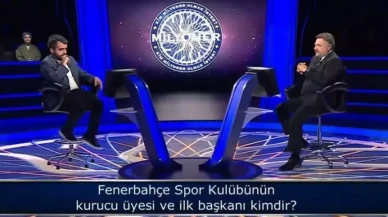 Fenerbahçe Taraftarları İçin Kırılma Anı: Kim Milyoner Olmak İster’de 1 Milyon TL'lik Final Sorusu!