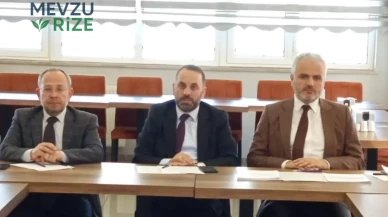 Rize'de İlçe Müftüleri Buluşması Pazar Günü Yapıldı