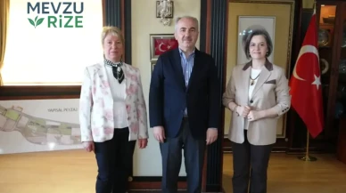 Rize'de Tarihi Çeşme Projesi Başkan Rahmi Metin'e Tanıtıldı