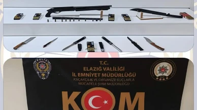 Elazığ'da Kaçak Silah Avı: Müzahir Miktarda Silah ve Mühimmat Ele Geçirildi