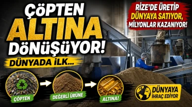 Rize'de üretip dünyaya satıyor, milyonlar kazanıyor! Çöpten 'altına' dönüşüyor, dünyada ilk...