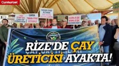Çay üreticisi Fındıklı'da isyan etti: "35 liralık fiyat maliyeti bile karşılamıyor"