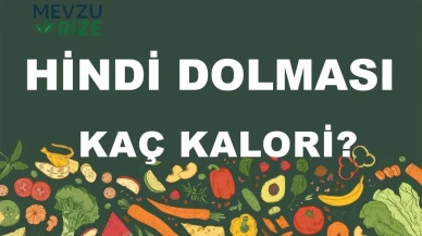 Hindi Dolması kaç kalori? Hindi Dolmasının besin değerleri neler?