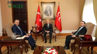 Bakan Çiftçi ve Bakan Gürlek, Bahçeli'yi ziyaret etti