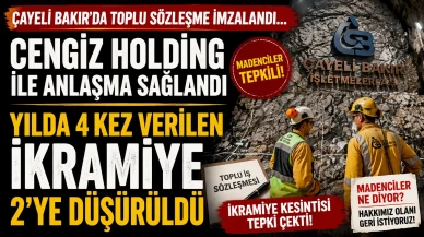 Çayeli Bakır’da Cengiz Holding ile toplu sözleşme imzalandı... Yılda 4 kez verilen ikramiye, 2’ye düşürüldü