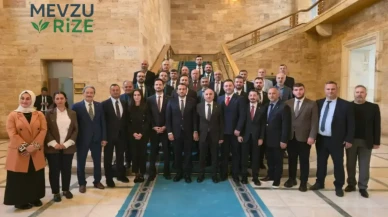 Ak Parti Rize Merkez İlçe Başkanlığı Ankara Ziyareti