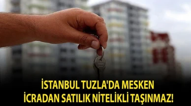 İstanbul Tuzla'da İcra ile Satışa Sunulan Taşınmaz Konut Fırsatı!