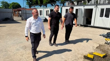 Pazar Futbol Sahası Tribün İnşaatında Sona Doğru