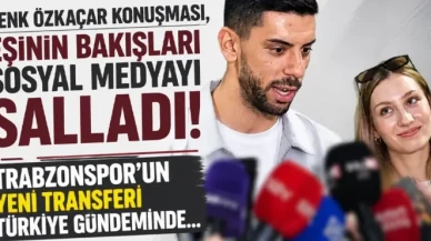 Trabzonspor'un Yeni Stoperinin Açıklamaları ve Eşinin Etkileyici Bakışları Gündemi Salladı!